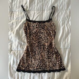 Leopard Print Cami Top